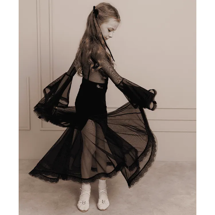 Girls’ Ballroom Dance Skirt DW190 — вигляд 2