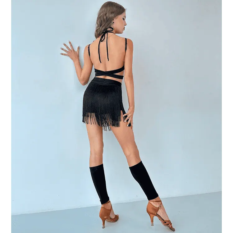 Women’s Latin Dance Fringe Top DW121 — вигляд 4