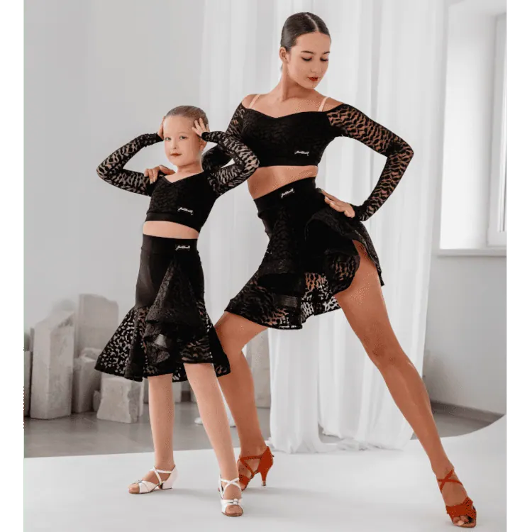 Dance Skirt JDSKIRT300 – Black Lace — вигляд 3