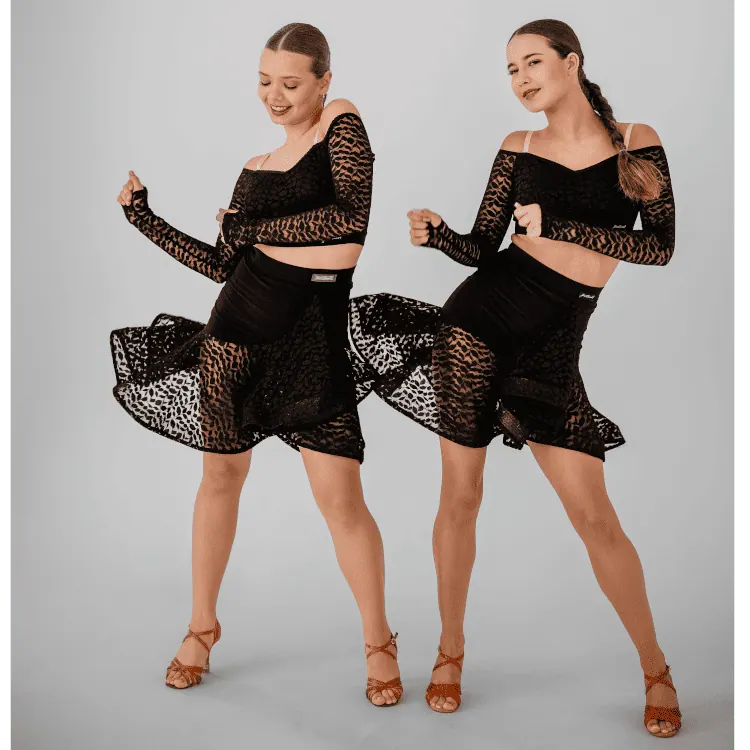 Dance Skirt JDSKIRT300 – Black Lace — вигляд 5