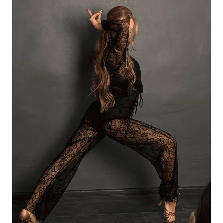 Dance Pants P/PWLP05 – Black Lace — вигляд 3