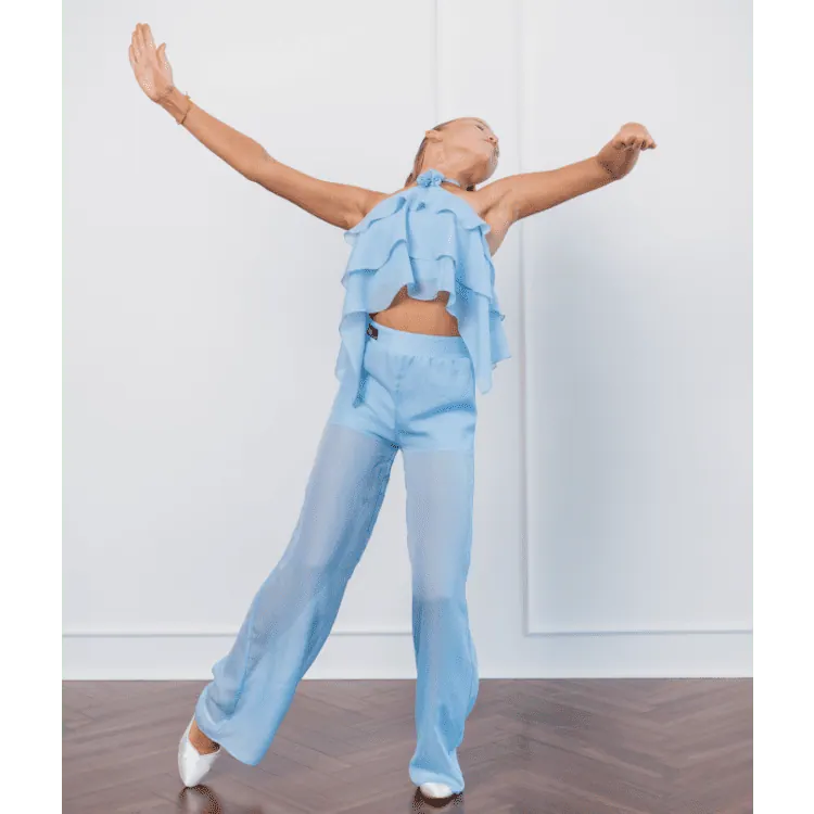 DW222 Blue Ballroom Trousers — вигляд 2