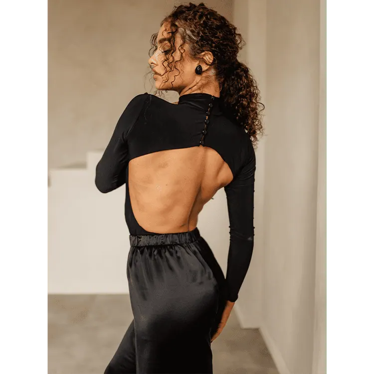 Women’s Dance Bodysuit FDbody179 Black — вигляд 4